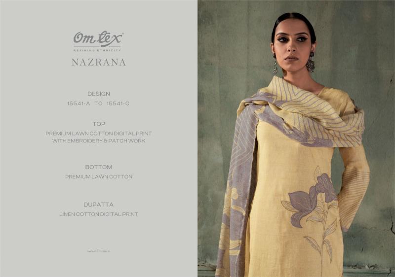 Ganga nazrana cotton catalog dress materials wholesale surat